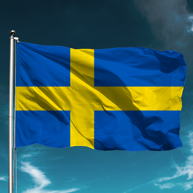 Vlag van Zweden