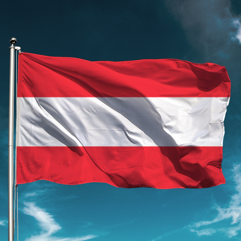 Vlag van Oostenrijk